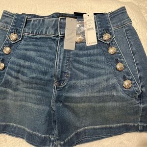 Denim shorts